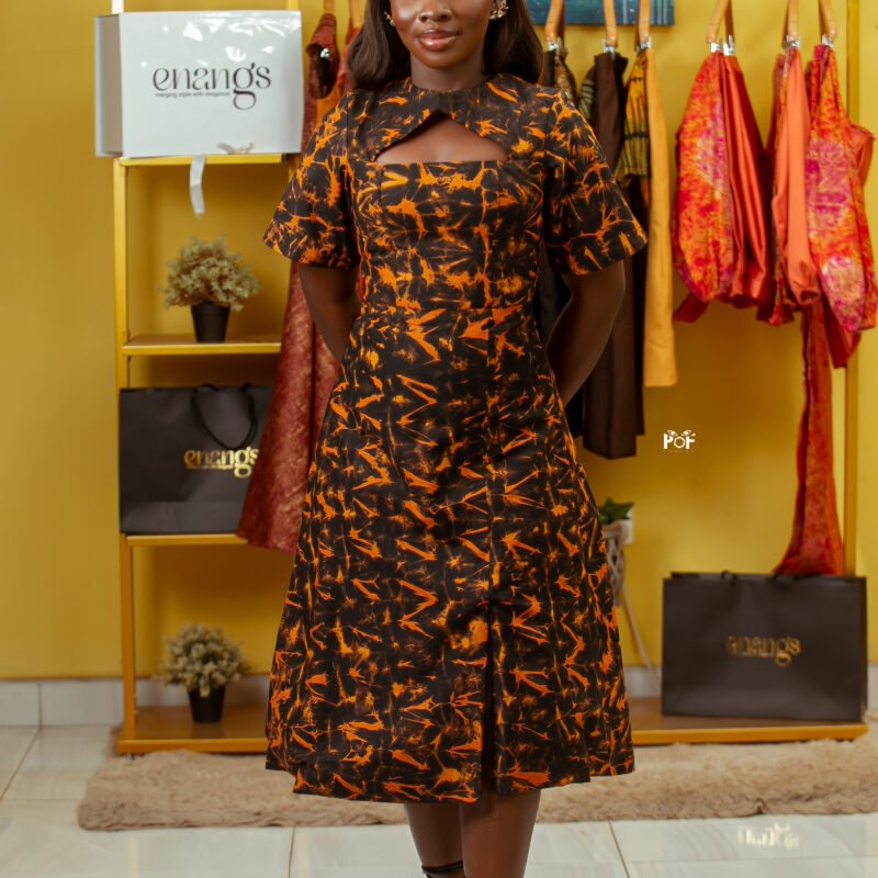 Fiery Elegance Dress