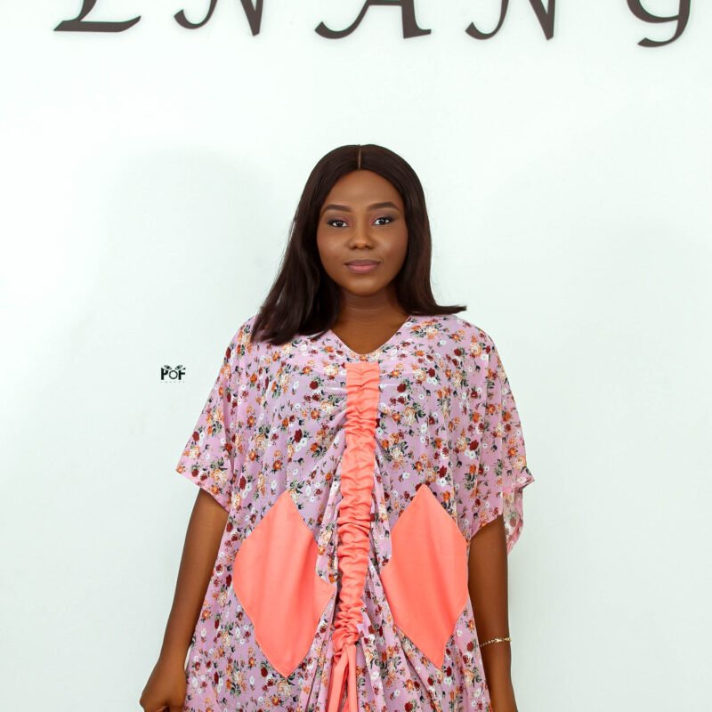 Amber Floral Ruched